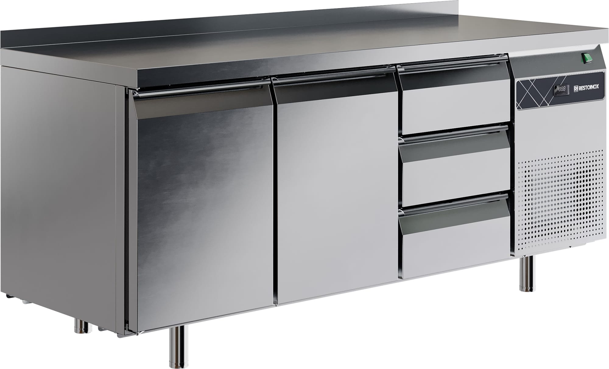 Стол холодильный RESTOINOX SHS-113GN-B (2 дв.+3 ящ.)