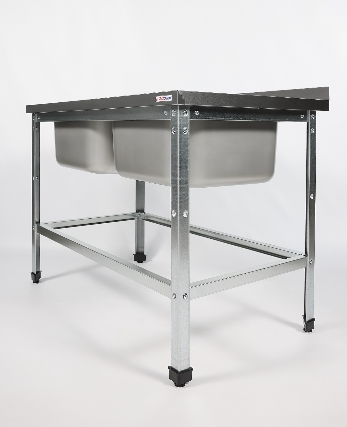 Ванна моечная цельнотянутая RESTOINOX ВМЦ-2/13/6-БО-ЭЦ