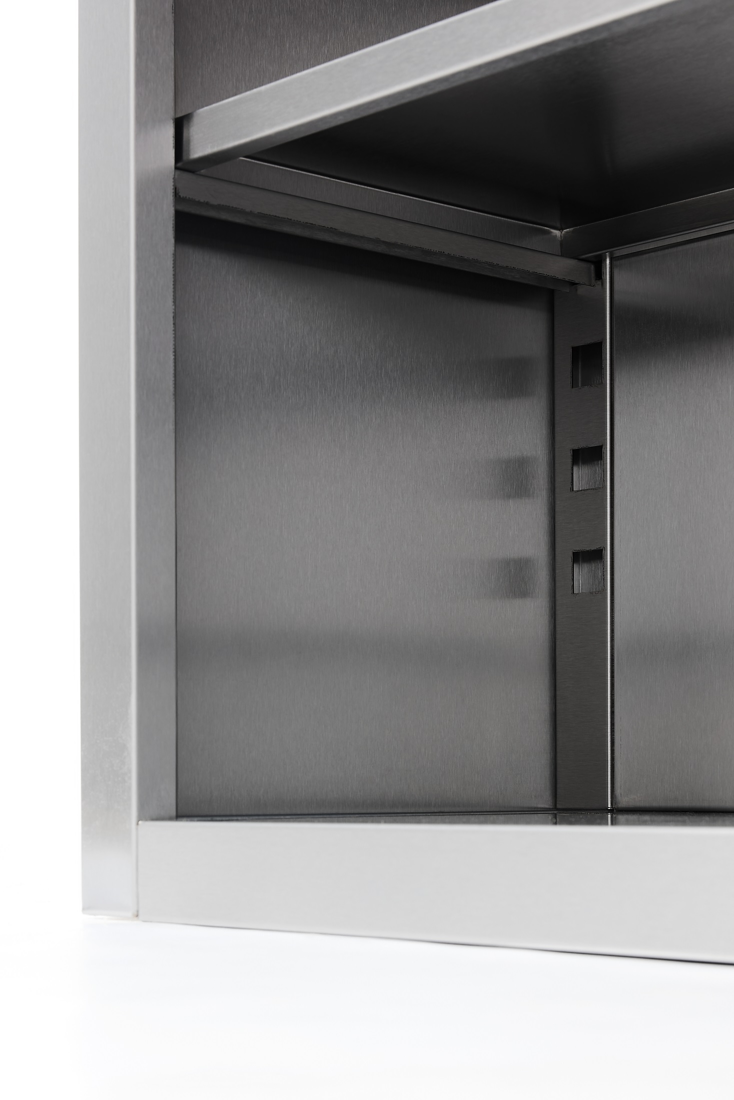 Полка нержавеющая настенная открытая RESTOINOX ПНО-14/4