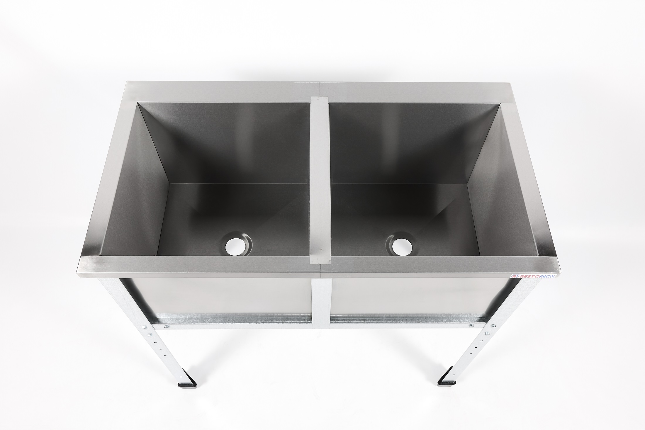 Ванна моечная двухсекционная RESTOINOX ВМС-2/4-ЭК