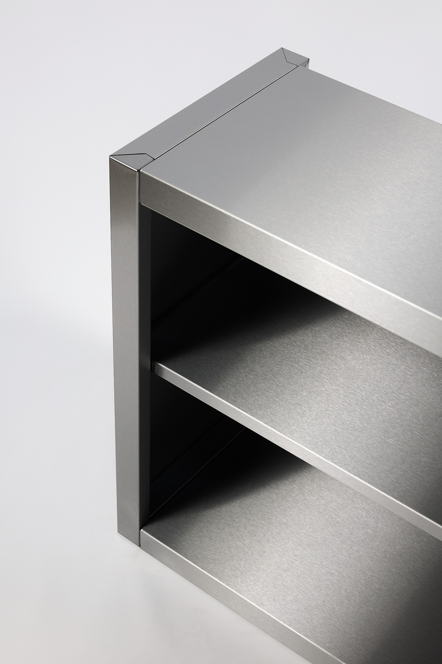 Полка нержавеющая настенная открытая RESTOINOX ПНО-14/4