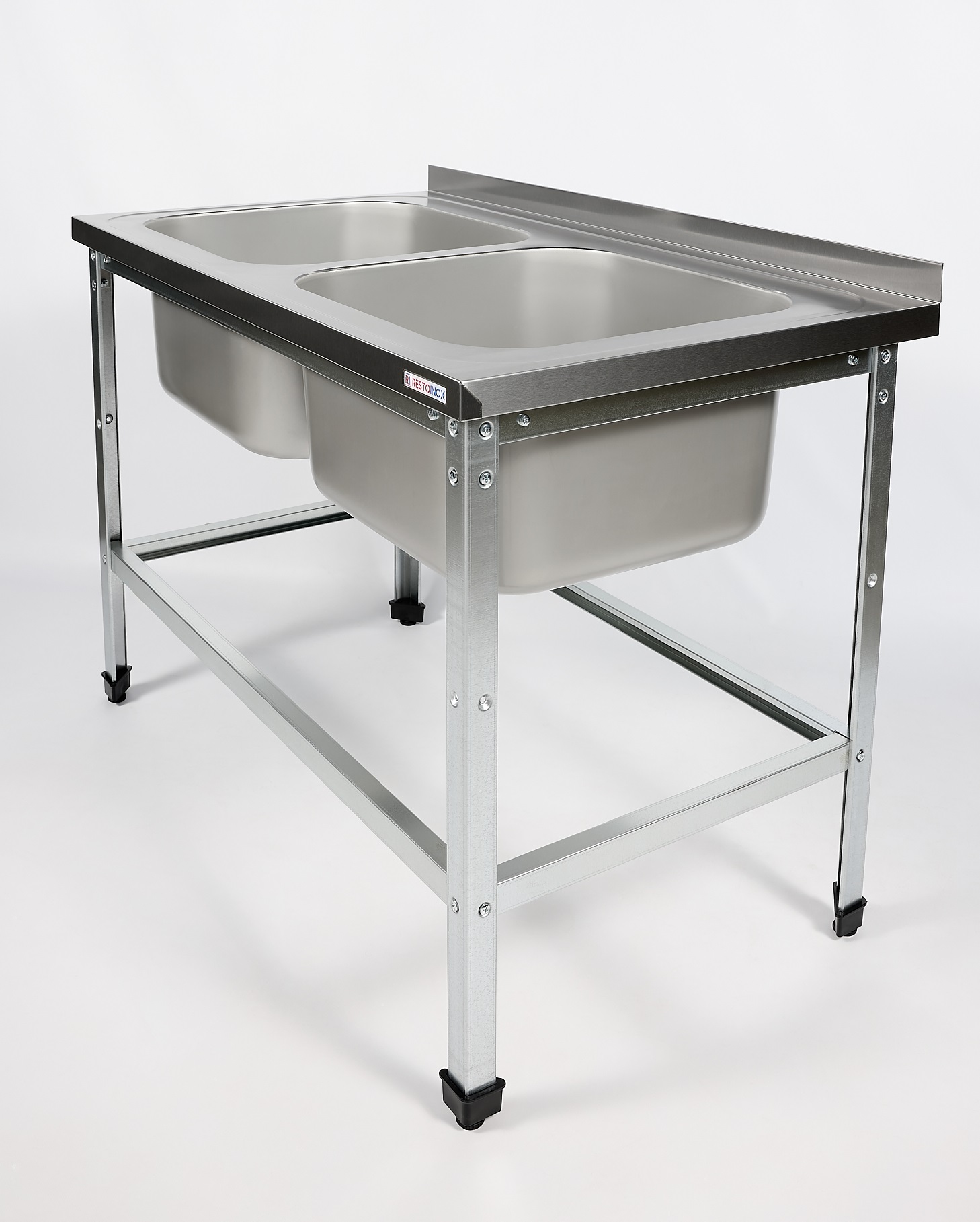 Ванна моечная цельнотянутая RESTOINOX ВМЦ-2/13/6-БО-ЭЦ