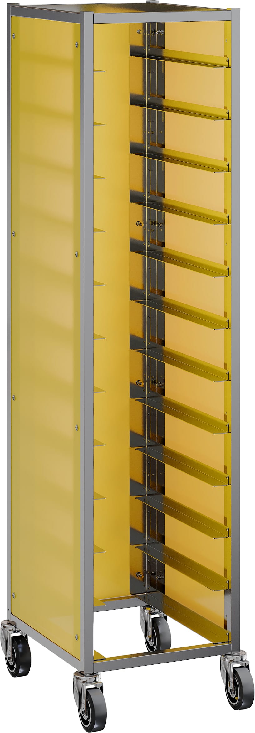 Тележка-шпилька под подносы RESTOINOX ТШСЗППА-12-40/20-304/325-360