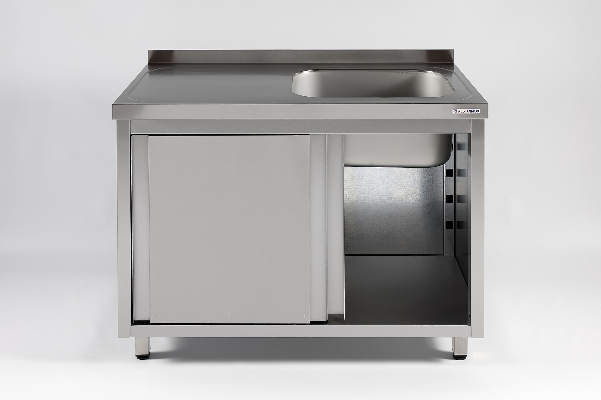 Стол производственный купе RESTOINOX СПЗК1М-13/6-БП с моечной ванной