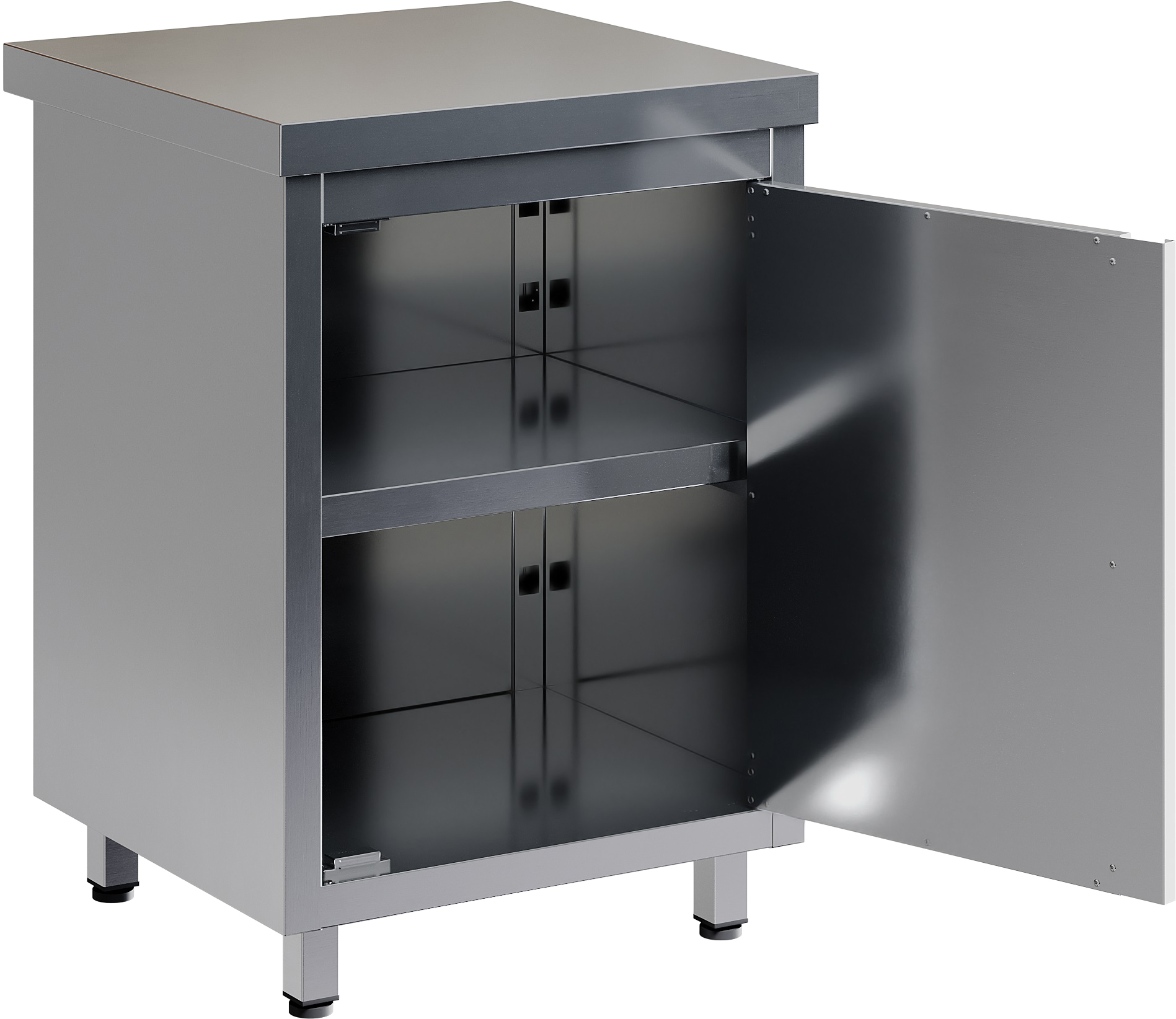 Стол производственный с распашными дверьми RESTOINOX СПЗР-6/7