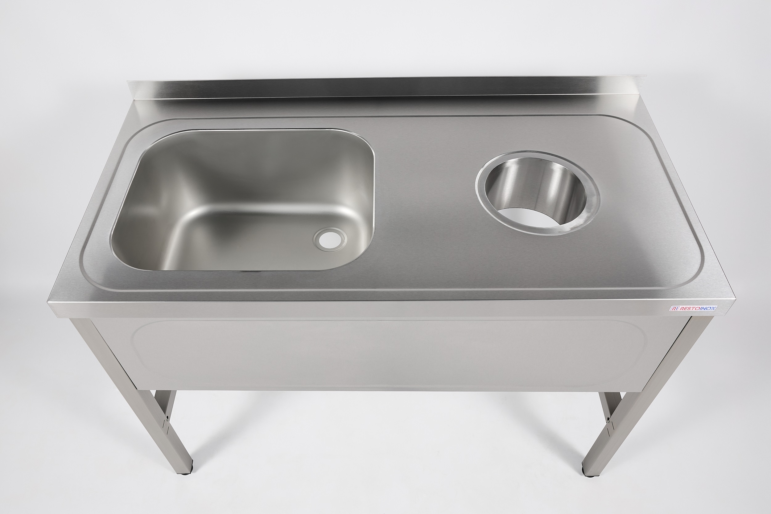 Стол для сбора пищевых отходов с ванной RESTOINOX СПОВЦ/1-14/6-БО-Л