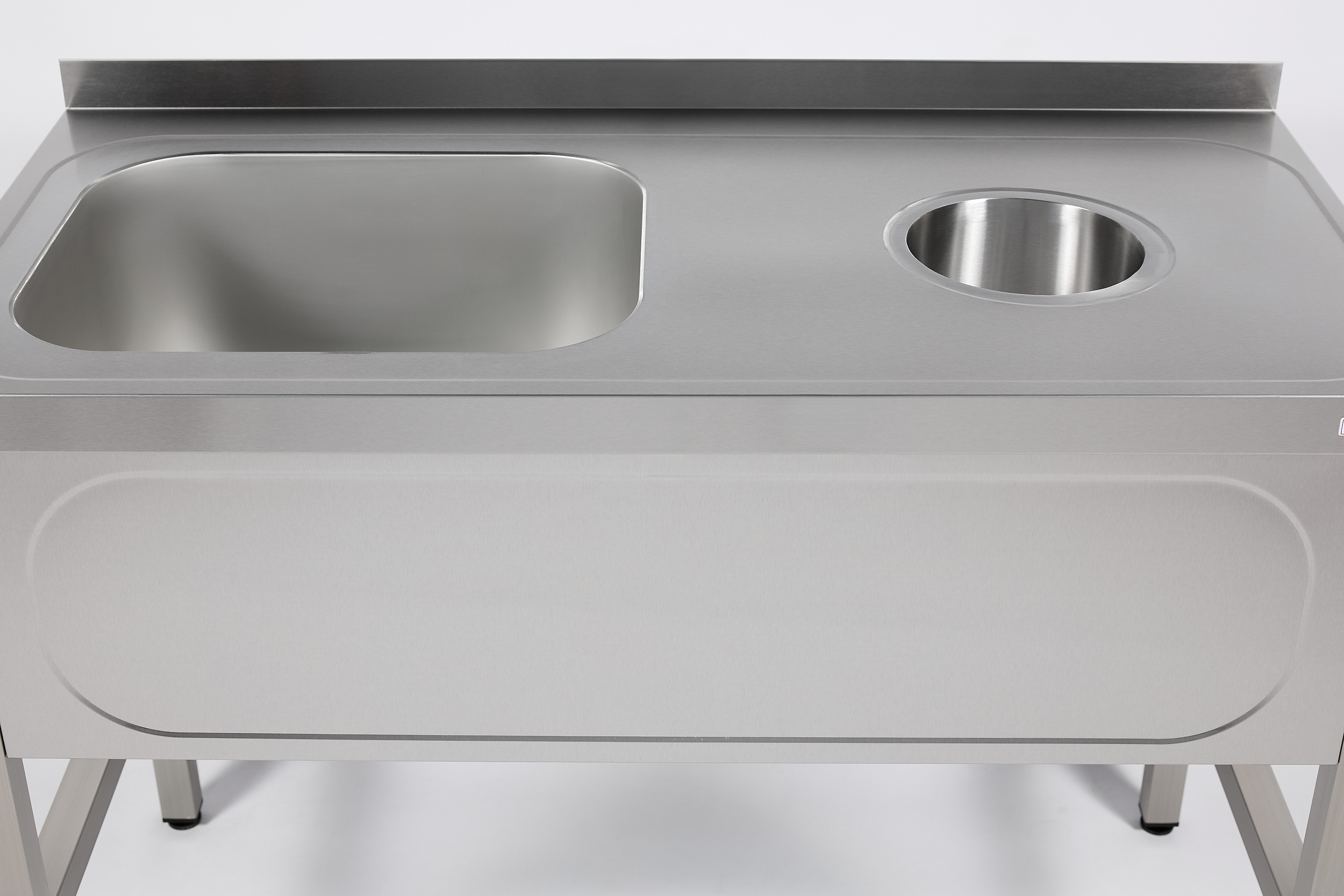 Стол для сбора пищевых отходов с ванной RESTOINOX СПОВЦ/1-14/6-БО-Л