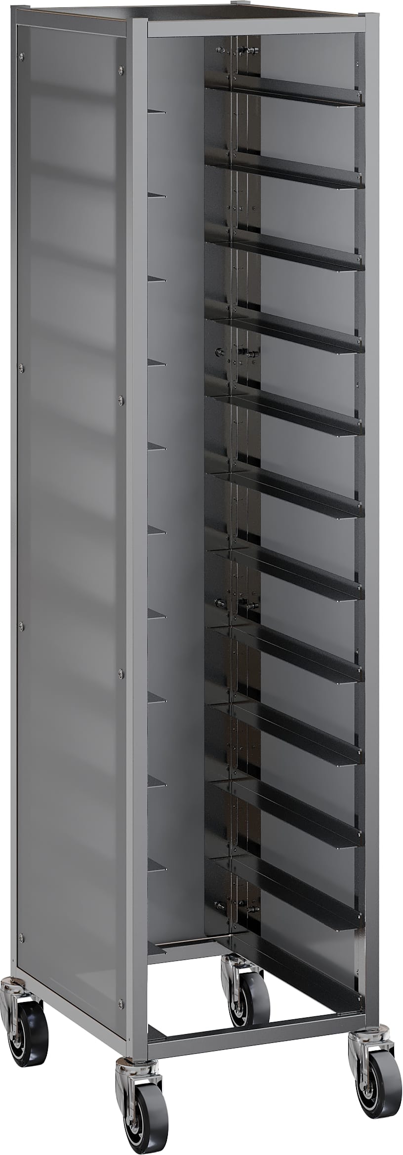 Тележка-шпилька под подносы RESTOINOX ТШСЗППА-12-40/20-304/325-360