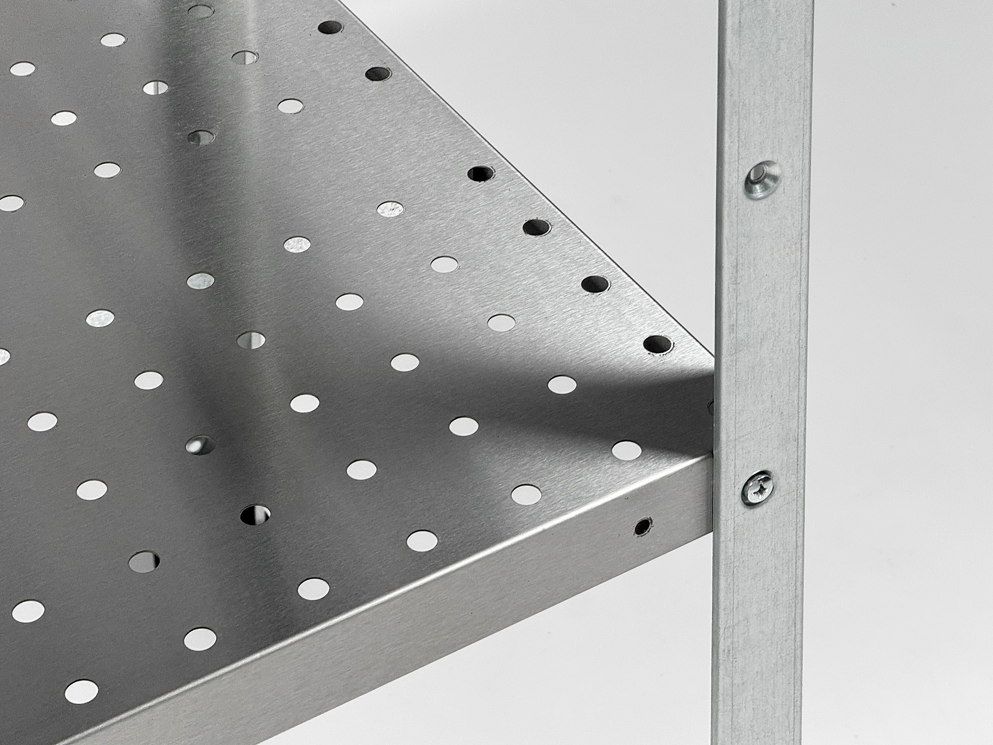 Стеллаж производственный перфорированный RESTOINOX СТПП-18/7-ЭЦ