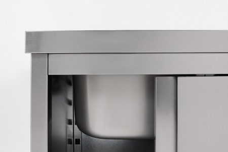 Стол производственный купе RESTOINOX СПЗК1М-17/6-БЛ с моечной ванной