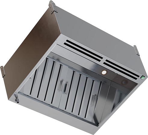 Зонт приточно-вытяжной пристенный с подсветкой RESTOINOX ЗПВПКП-23/14