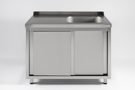 Стол производственный купе RESTOINOX СПЗК1М-11/7-БП с моечной ванной