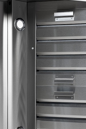 Зонт вытяжной центральный с подсветкой RESTOINOX ЗВЦУП-12/12