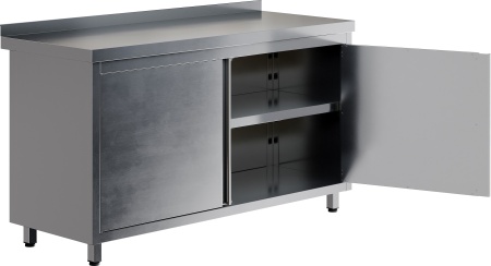 Стол производственный с распашными дверьми RESTOINOX СПЗР-14/7-Б