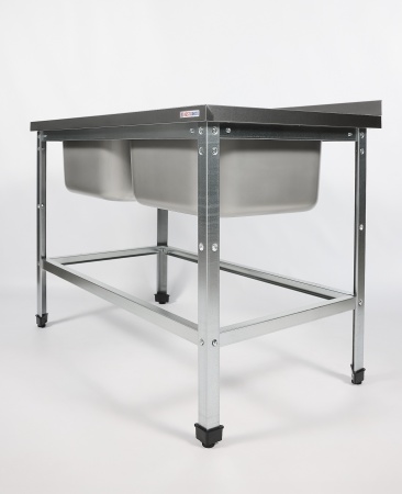 Ванна моечная цельнотянутая RESTOINOX ВМЦ-2/13/6-БО-ЭЦ