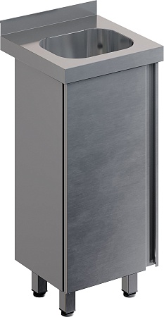 Рукомойник напольный закрытый RESTOINOX РНЗ-40/40/85-Б