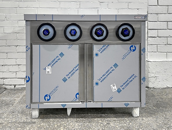 Стол-тумба с диспенсерами для стаканов RESTOINOX СПЗРД4-12/6-Б