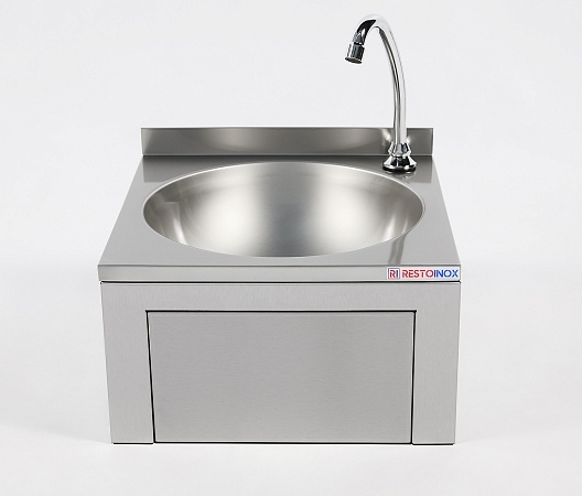 Рукомойник настенный коленный RESTOINOX РНКXГ-40/40-Б