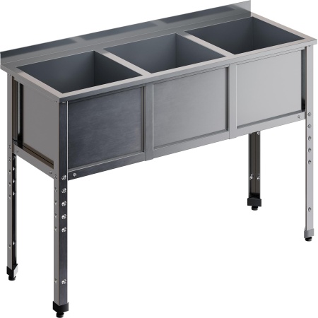 Ванна моечная трехсекционная RESTOINOX ВМС-3/6-Б-ЭН