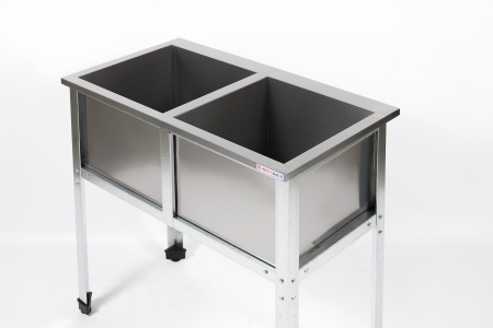 Ванна моечная двухсекционная RESTOINOX ВМС-2/12/7-ЭК