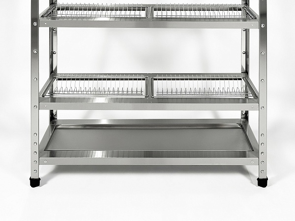 Стеллаж для сушки тарелок и стаканов RESTOINOX СТПТС-8/4-ЭН