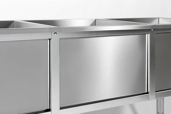 Ванна моечная трехсекционная RESTOINOX ВМС-3/7-ЭЦ