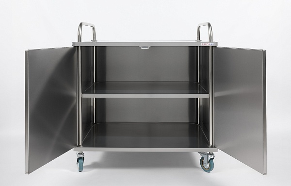 Тележка сервировочная закрытая RESTOINOX ТСЗ-3-9/6
