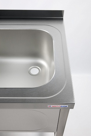 Ванна моечная цельнотянутая RESTOINOX ВМЦ-2/13/7-БП