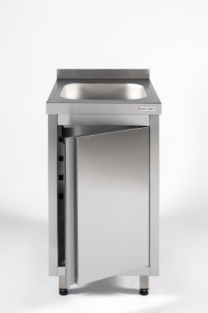 Ванна моечная цельнотянутая одинарная закрытая RESTOINOX ВМЦЗ-1/5/6-Б