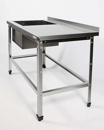 Ванна моечная с рабочей поверхностью RESTOINOX ВМСР/1-13/7-БЛО-ЭН