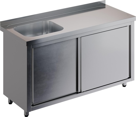 Стол производственный купе RESTOINOX СПЗК1М-17/7-БЛ с моечной ванной