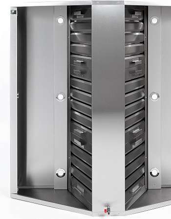Зонт вытяжной центральный с подсветкой RESTOINOX ЗВЦУП-15/16