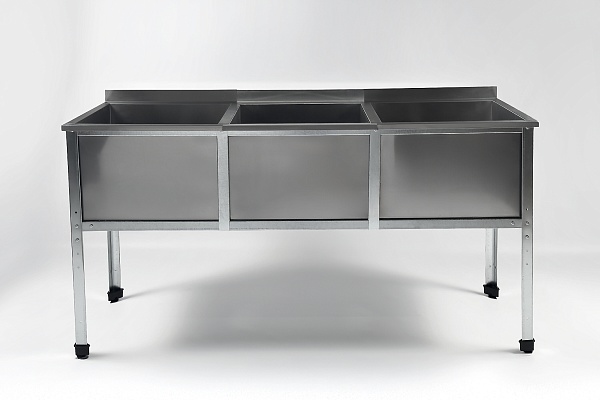 Ванна моечная трехсекционная RESTOINOX ВМС-3/4-Б-ЭК