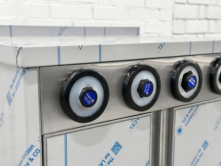 Стол-тумба с диспенсерами для стаканов RESTOINOX СПЗРД4-10/7-Б