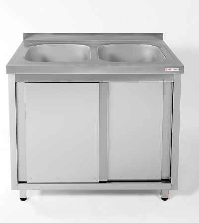 Стол производственный купе RESTOINOX СПЗК2М-10/7-Б с моечной ванной