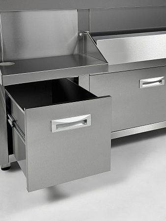Барная станция RESTOINOX БСЗ1-12/7-02 с ящиками