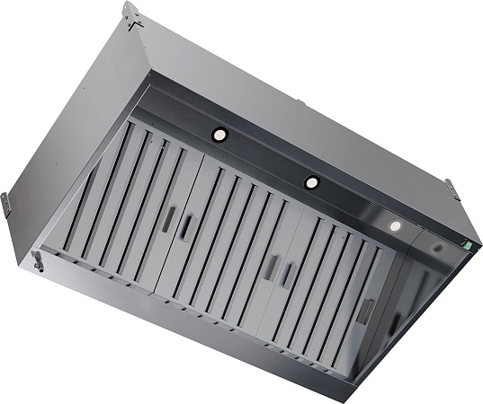 Зонт вытяжной пристенный с подсветкой RESTOINOX ЗВПКП-11/14