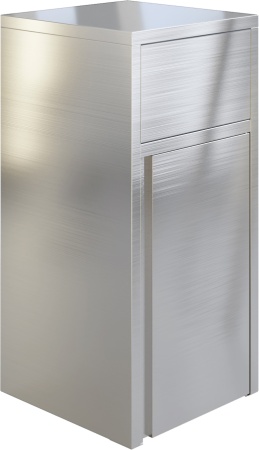 Мусорный бак для фуд корта RESTOINOX МБНФ-1-6/5/12.5