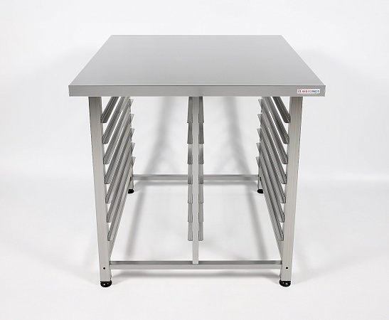 Подставка RESTOINOX ППКР-2-90/90/90 под пароконвектомат универсальная