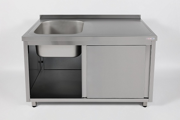 Стол производственный купе RESTOINOX СПЗК1М-17/6-БЛ с моечной ванной