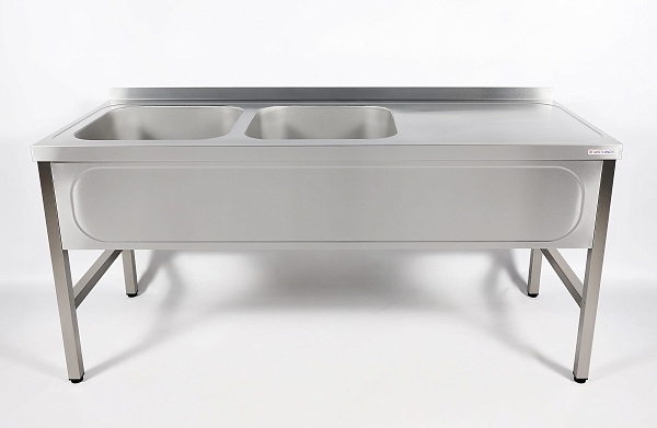 Ванна моечная цельнотянутая RESTOINOX ВМЦ-2/16/6-БЛ