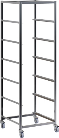 Тележка шпилька RESTOINOX ТШСПК-6 для посудомоечных кассет 50х50