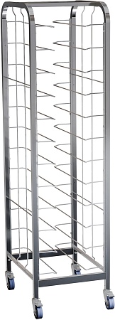 Тележка шпилька RESTOINOX ТШРППР-12/360/540 под подносы универсальная на радиусной трубе