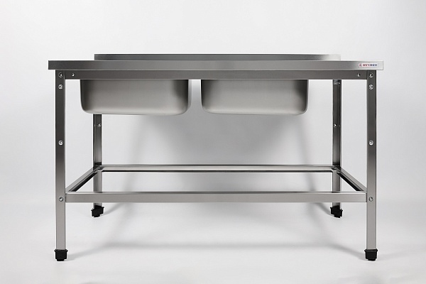 Ванна моечная цельнотянутая RESTOINOX ВМЦ-2/15/6-БОЛ-ЭН