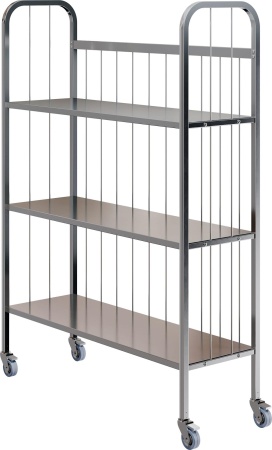 Тележка для чистого белья RESTOINOX ТДБ-12/4