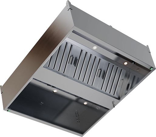 Зонт вытяжной центральный с подсветкой RESTOINOX ЗВЦКП-30/20