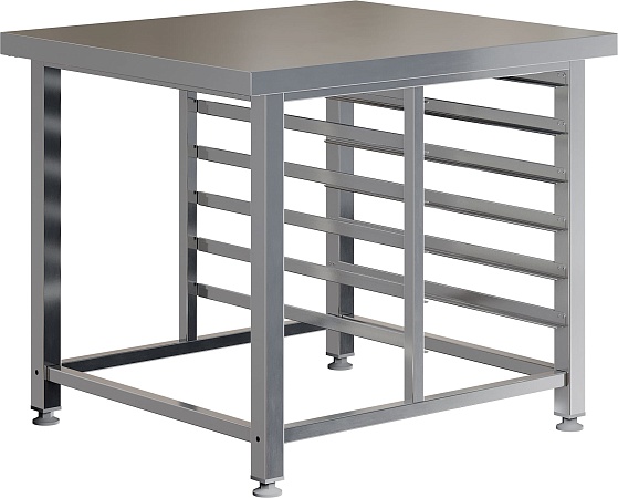 Подставка RESTOINOX ППКР-1-70/70 под пароконвектомат GN 2/3 (универсальная)