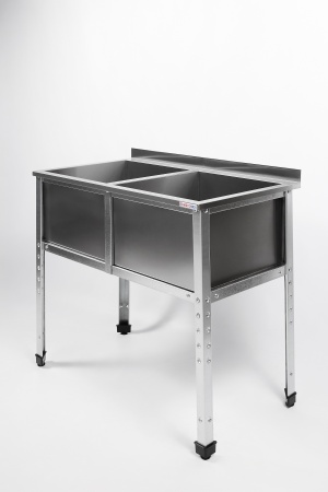 Ванна моечная двухсекционная RESTOINOX ВМС-2/12/7-Б-ЭЦ