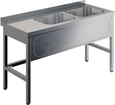 Ванна моечная цельнотянутая RESTOINOX ВМЦ-2/17/7-БП