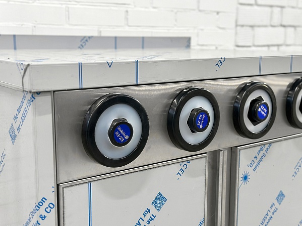 Стол-тумба с диспенсерами для стаканов RESTOINOX СПЗРД4-12/7-Б